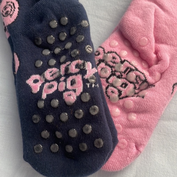 M&S brand Percy Pig. Toddler no slip, thick socks - Picture 3 of 3